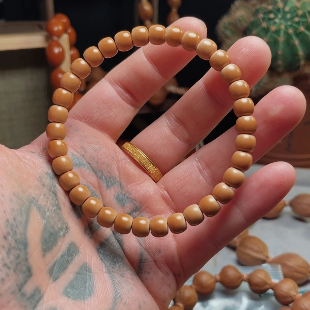 橄榄核手串/手链6.79老型极限弧核尖单圈