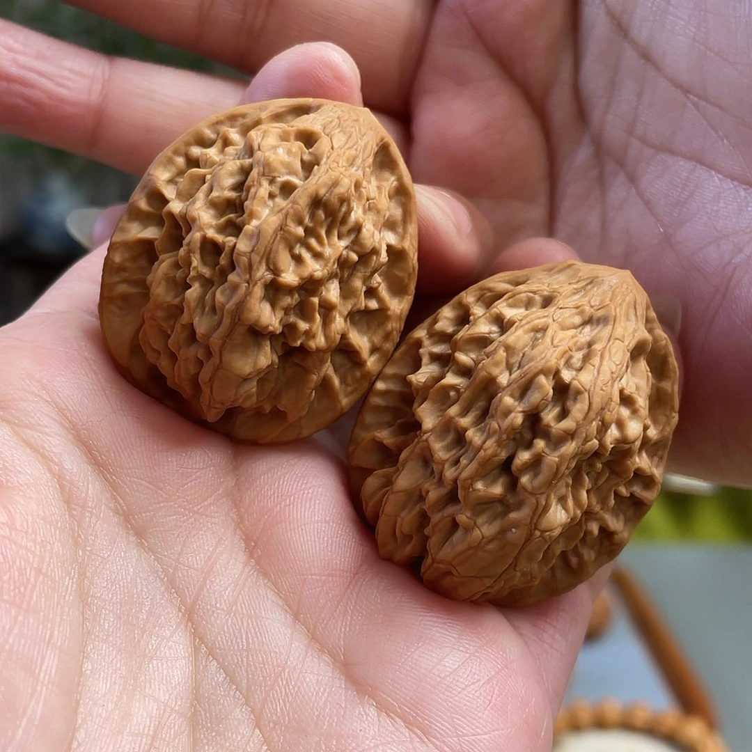 桃核把件36×36×44十三陵鸡心CN01209已打底