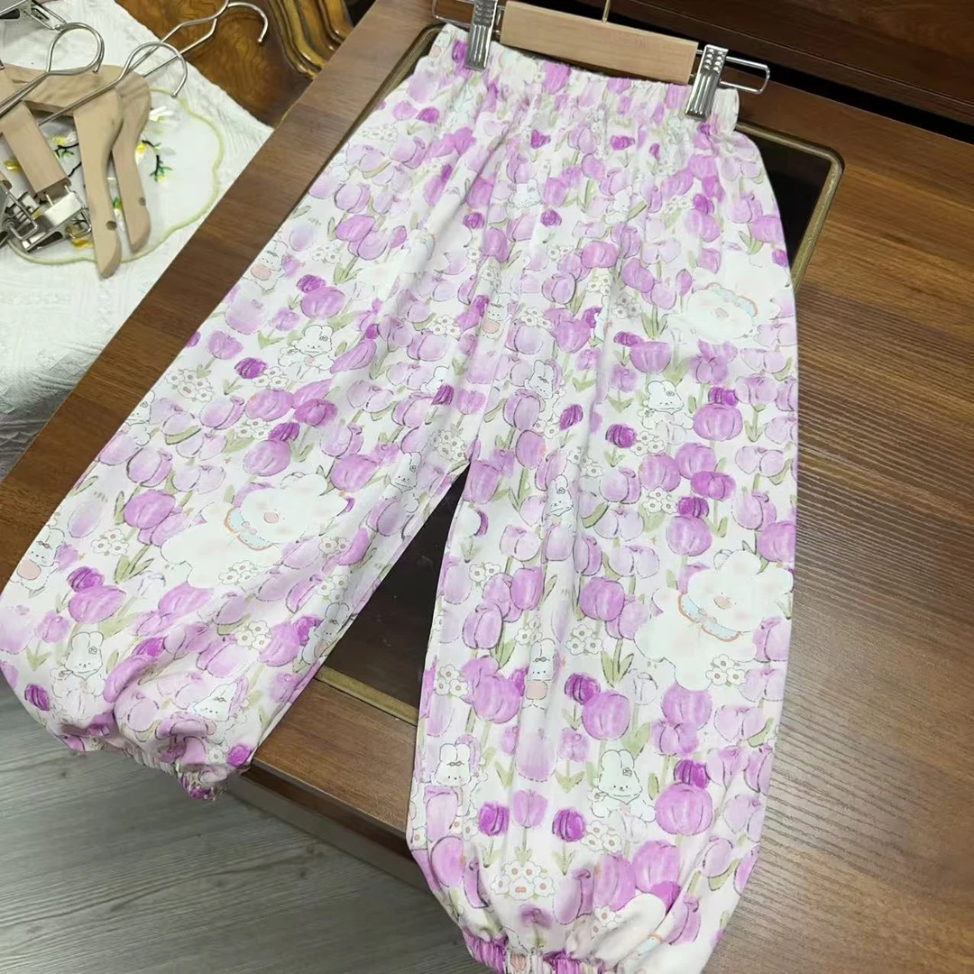【集合】碎花休闲风夏季裤子休闲裤运动长裤中性印花女童扎染
