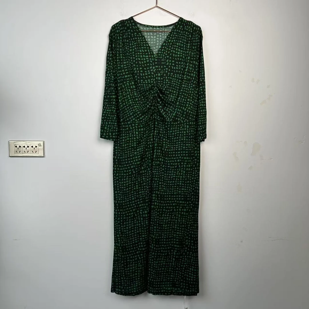 C 42针1500捻桑蚕丝新品时尚轻奢百搭透气女装连衣裙h43-1