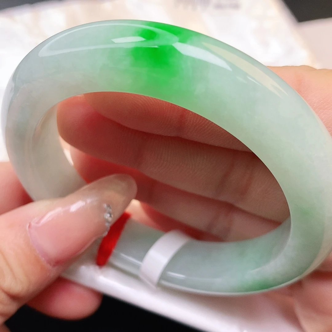 未镶嵌手镯翡翠翠阳绿168号