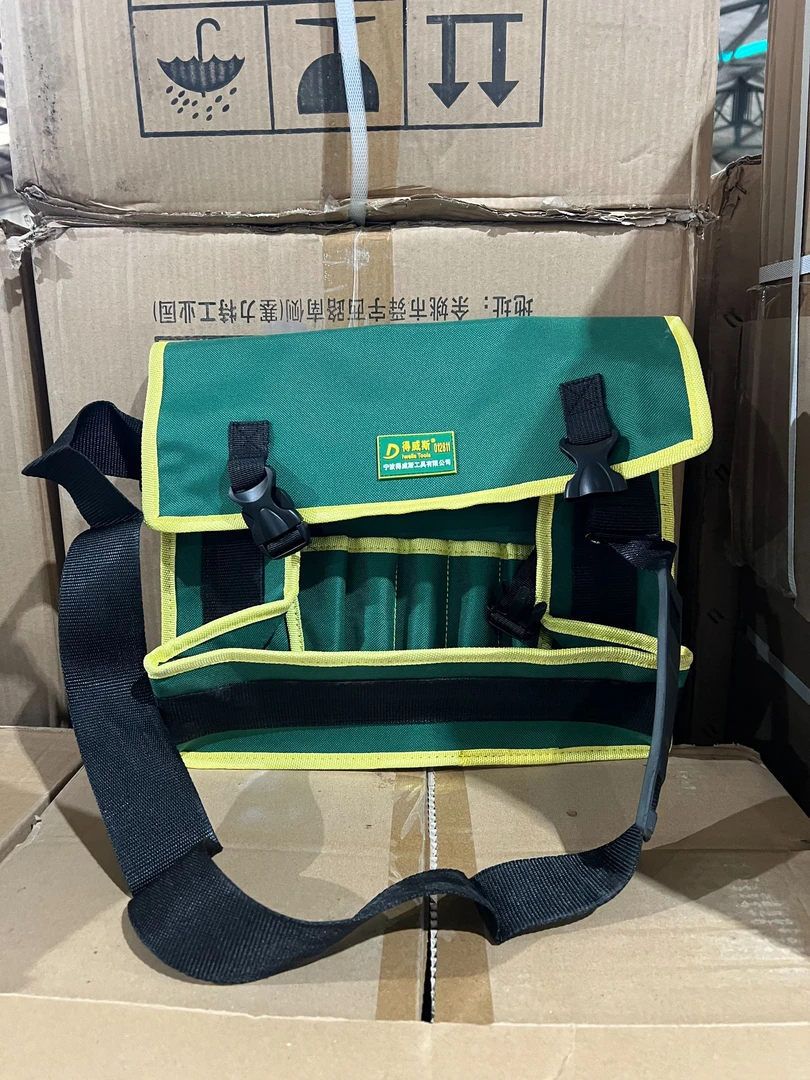 加厚耐磨多功能电工帆布包单肩斜挎维修安装专用工具包