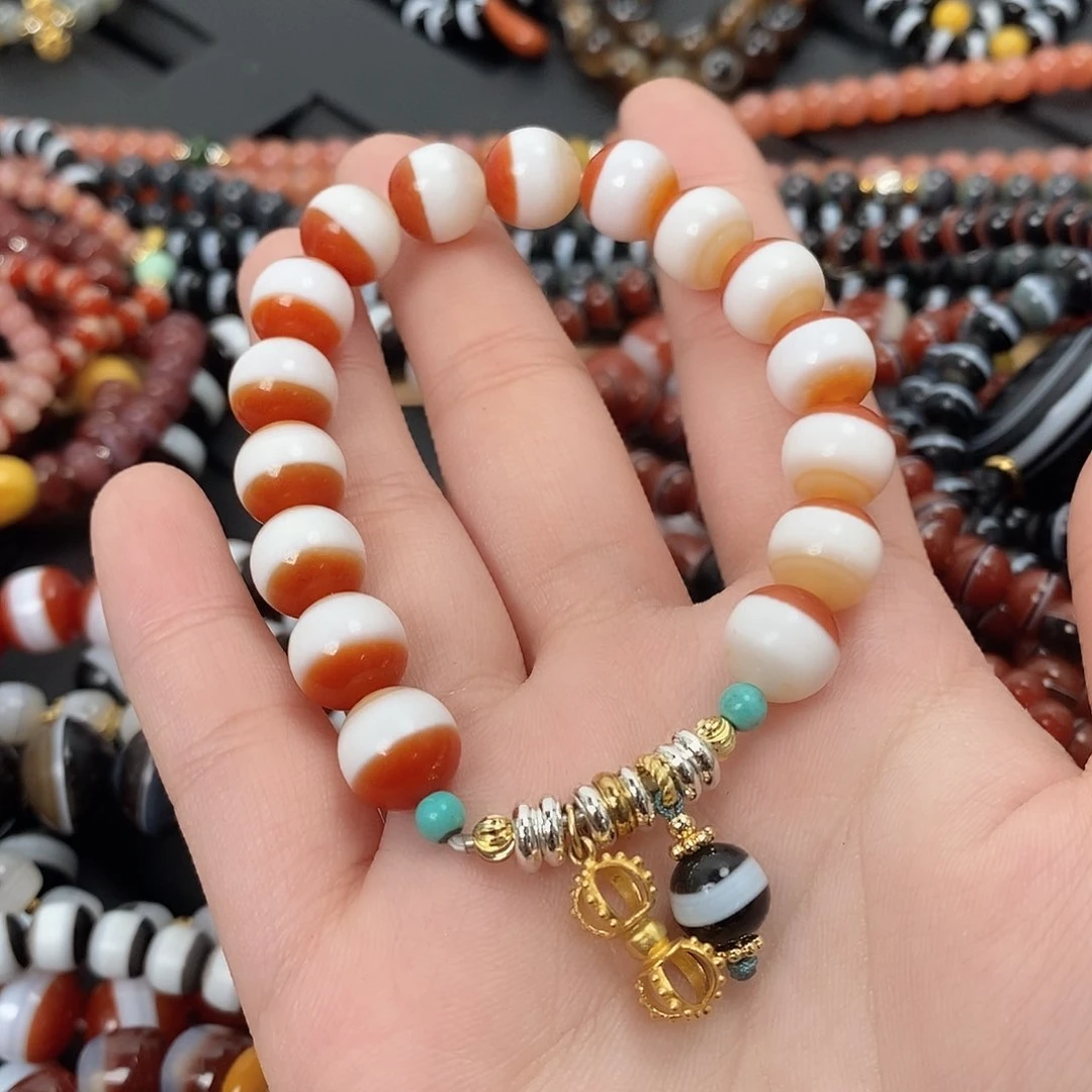 玛瑙/玉髓玛瑙手串合金