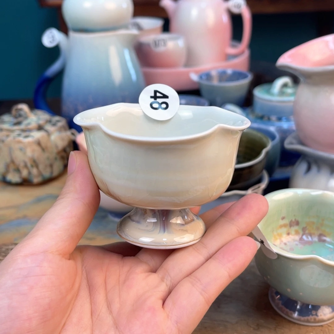 半***鱼木夕陶瓷手工茶器