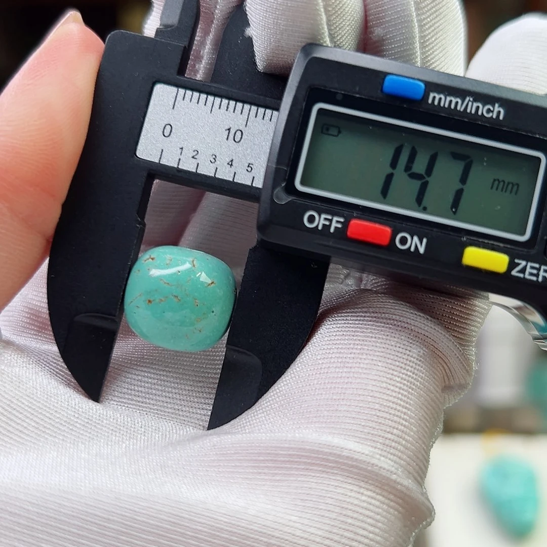 未镶嵌绿松石珠宝奇石微瑕疵