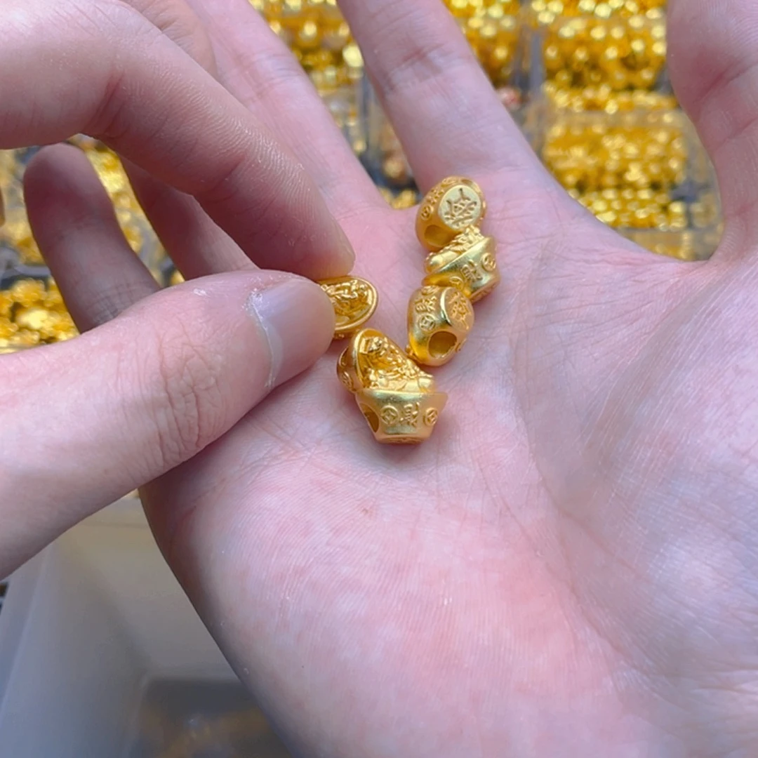 锆石铜合金元宝貔貅1个