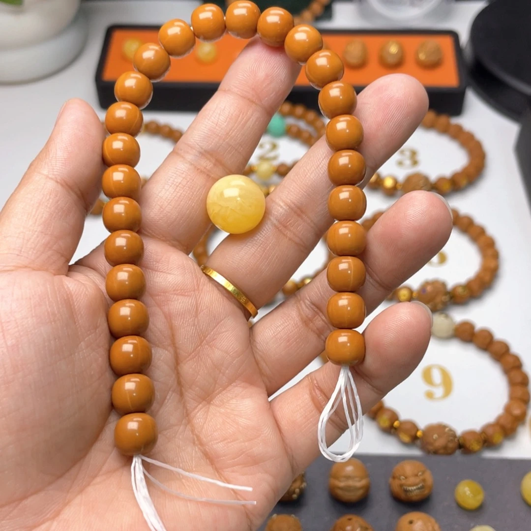 时***家手串猴头核桃老型全品➕原矿配饰14.8