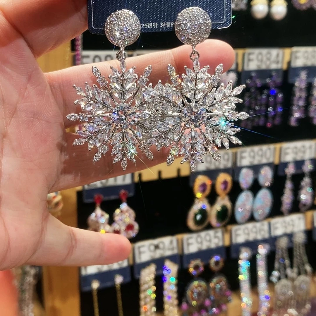 【闪购商品】纯铜925银锆石