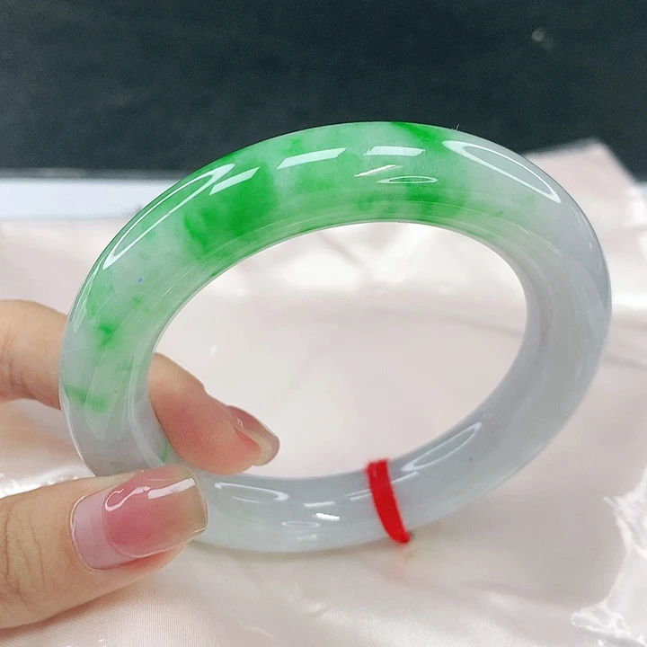 翡翠未镶嵌手镯圈57.5，12023