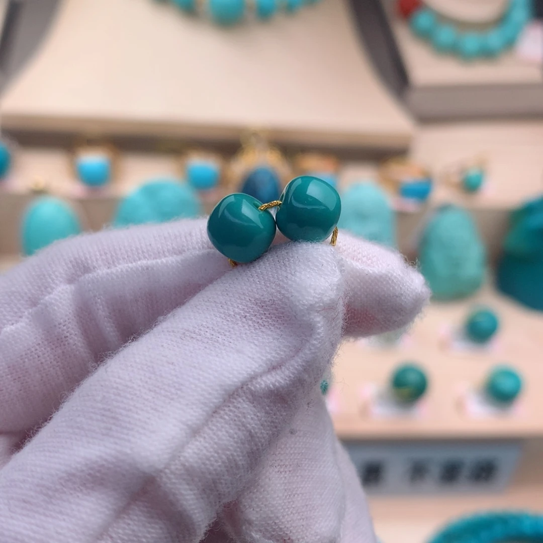 绿松石珠宝奇石未镶嵌