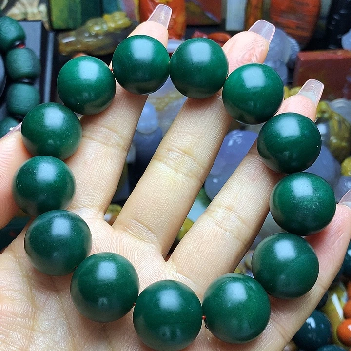 硅化玉未镶嵌手串