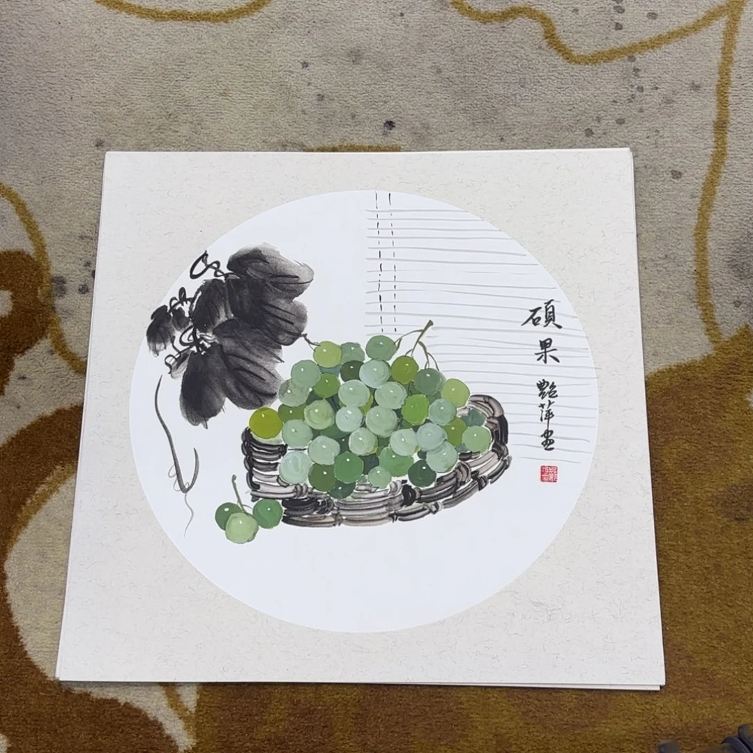 国画国画老师作品刘