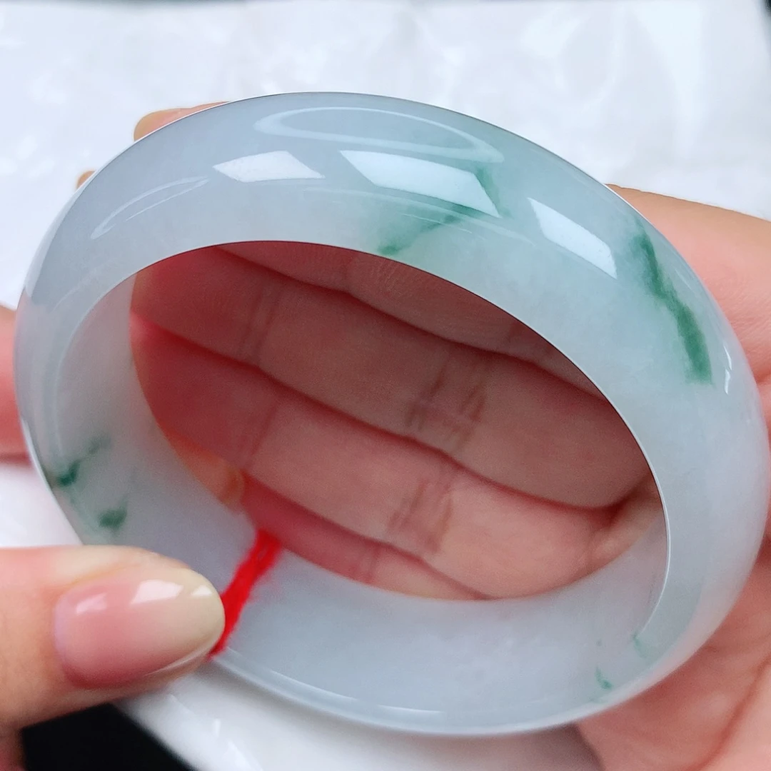 未镶嵌手镯翡翠11冰飘花轮胎17宽