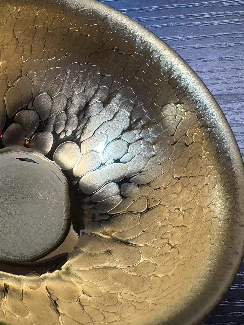 高端茶器金油滴将军主人杯