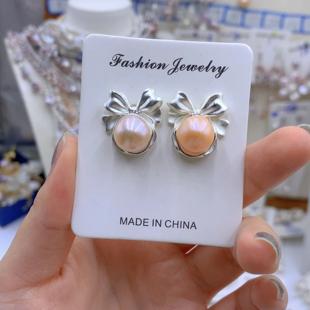 淡水珍珠颈饰银S925镶嵌