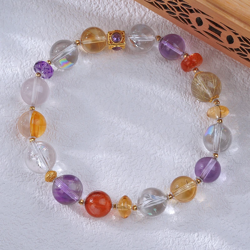 【高配人生】水晶手串18（天然珠宝多样性发其一）