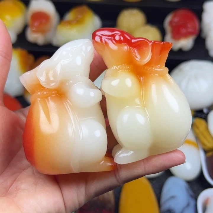 新疆戈壁五彩石金丝