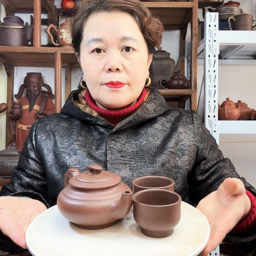 紫砂茶壶小*紫砂壶泡茶喝起来