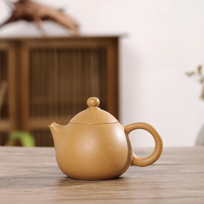 潮州段泥手拉壶小品壶龙蛋壶小容量功夫茶壶中式全手工复古茶壶