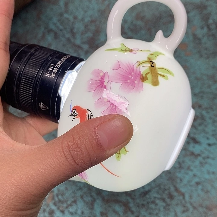 摆件水点桃花茶壶～不指定器型
