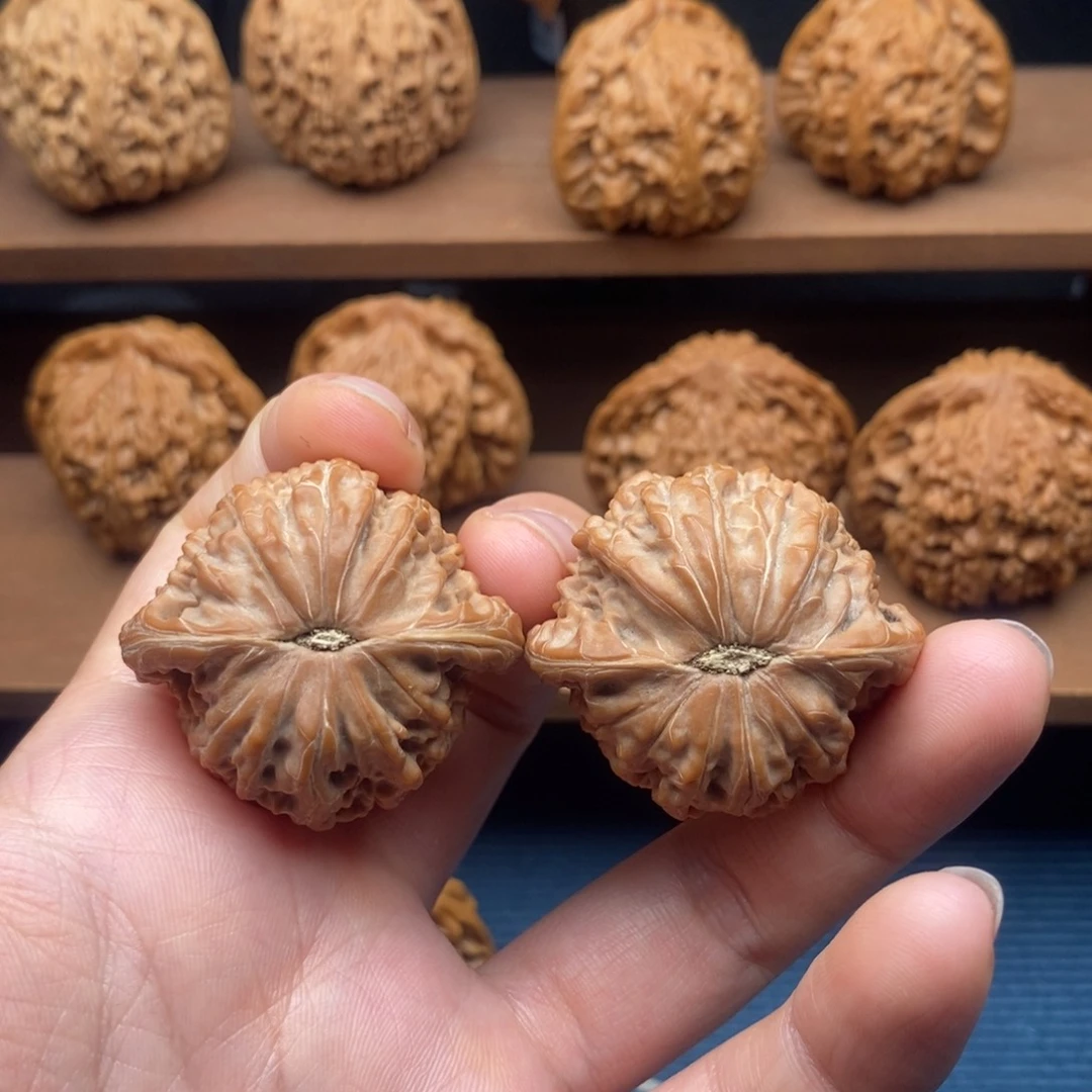 文玩核桃把件翔*磨盘