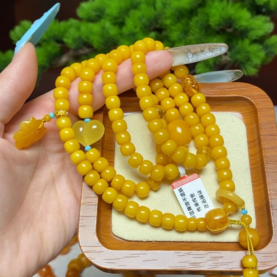 【闪购商品】未镶嵌蜜蜡手链手串