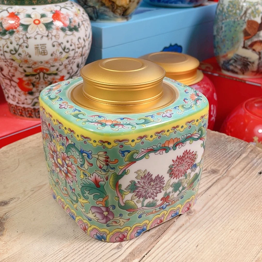 【闪购商品】罐陶瓷茶叶罐密封罐