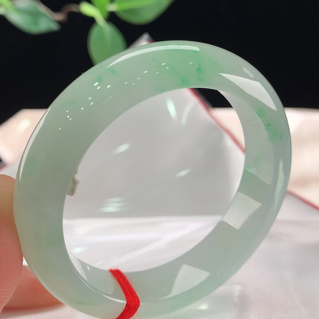 未镶嵌手镯翡翠49圈口0360