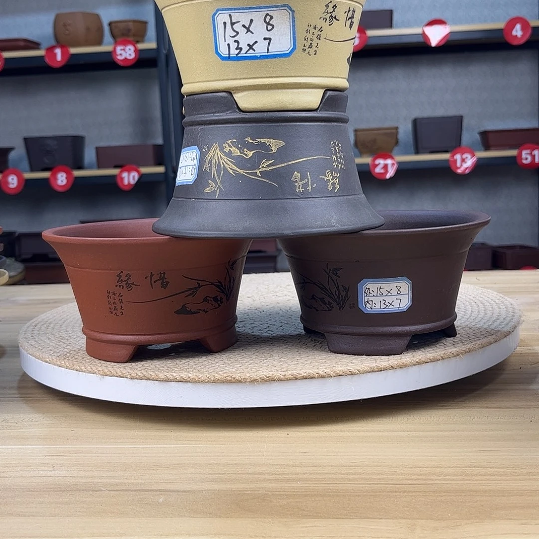 花盆紫砂紫砂花盆