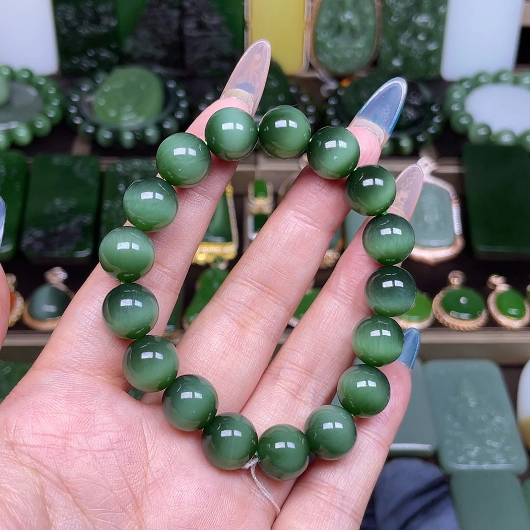 【闪购商品】未镶嵌手串和田玉彩**?