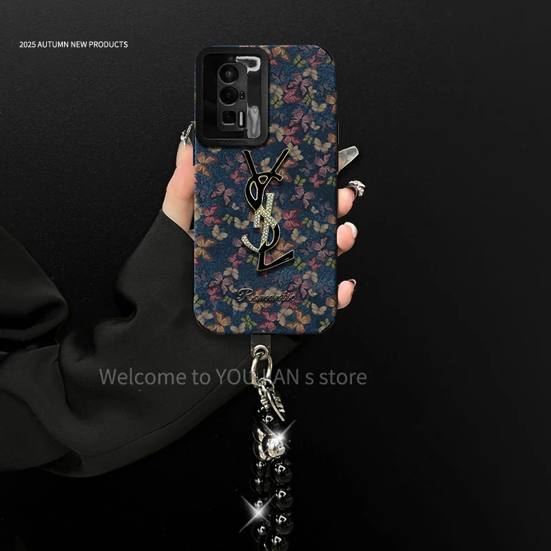 汇客凡品【红米K60/Pro】潮牌网红复古蝴蝶防摔手机壳女款