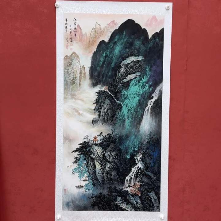 国画书画作品多次参加全国大展 四尺精品