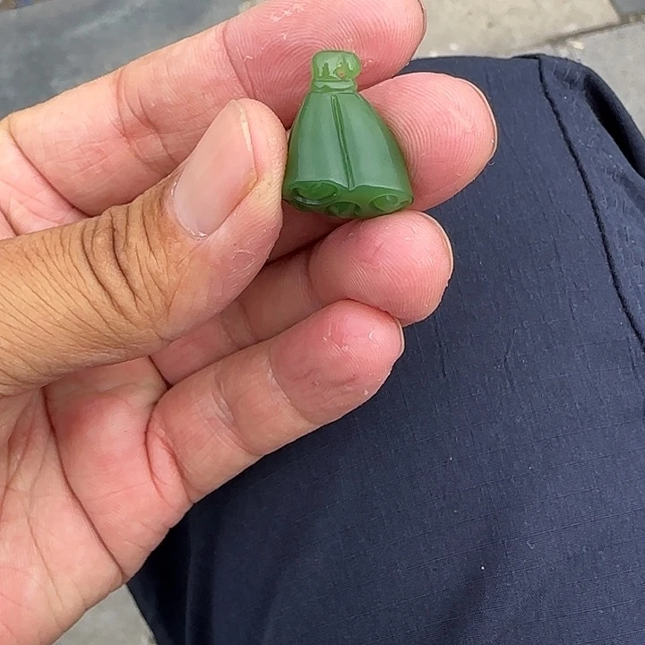 和田玉（碧玉）未镶嵌颈饰天***运