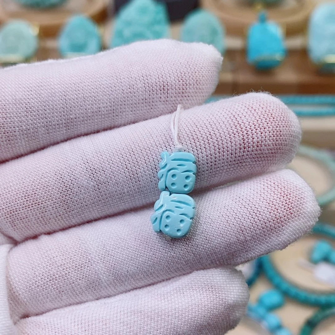 未镶嵌绿松石珠宝奇石