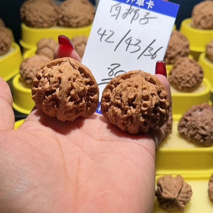把件桃核白狮子全品