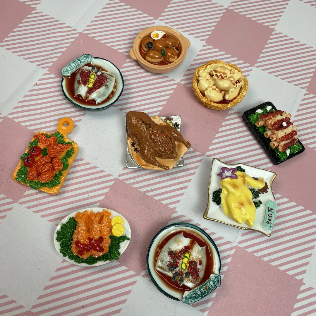 ★食物系列 双许愿★ 直播代拆 创意食物冰箱贴 磁吸装饰品玩具