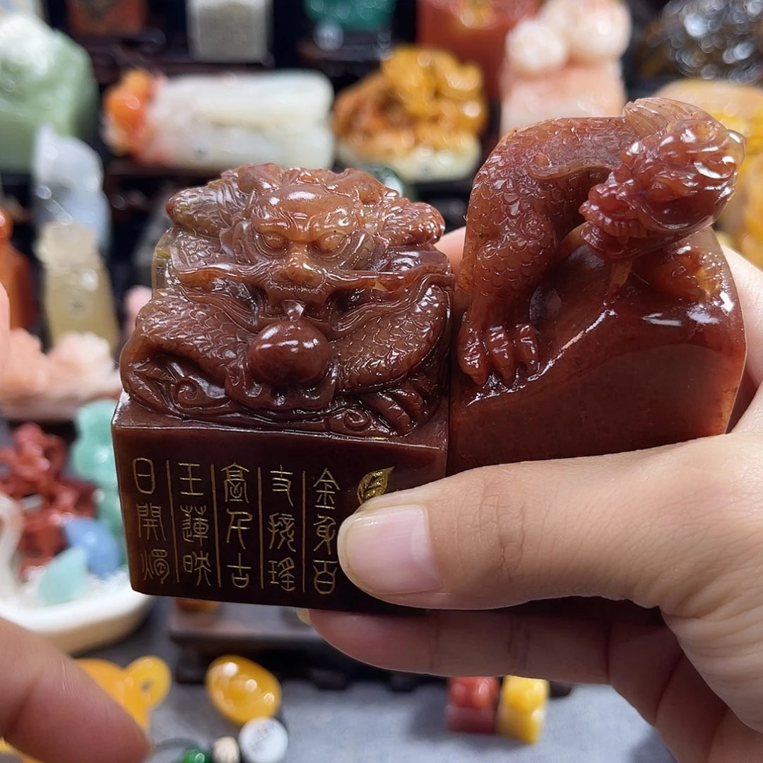 寿山石印石杠*6650包邮