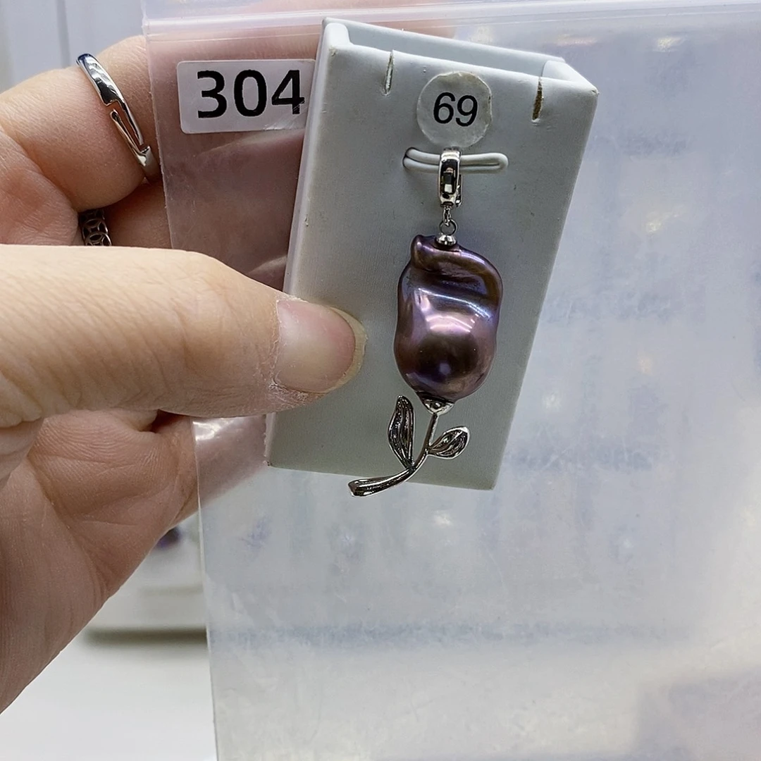 颈饰合金淡水珍珠