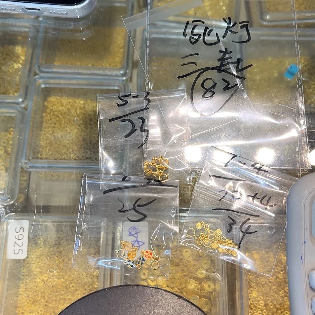 足银纯银925镀金链