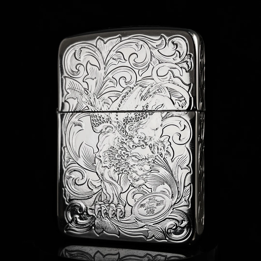 ZIPPO正品打火机/1941包银【财色双收】军机五面雕刻拍/专属】