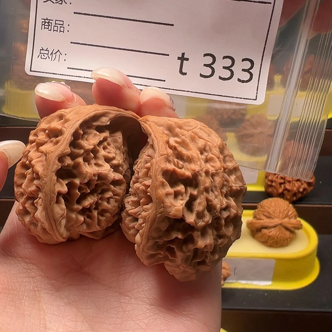 文玩核桃手把件蛇王