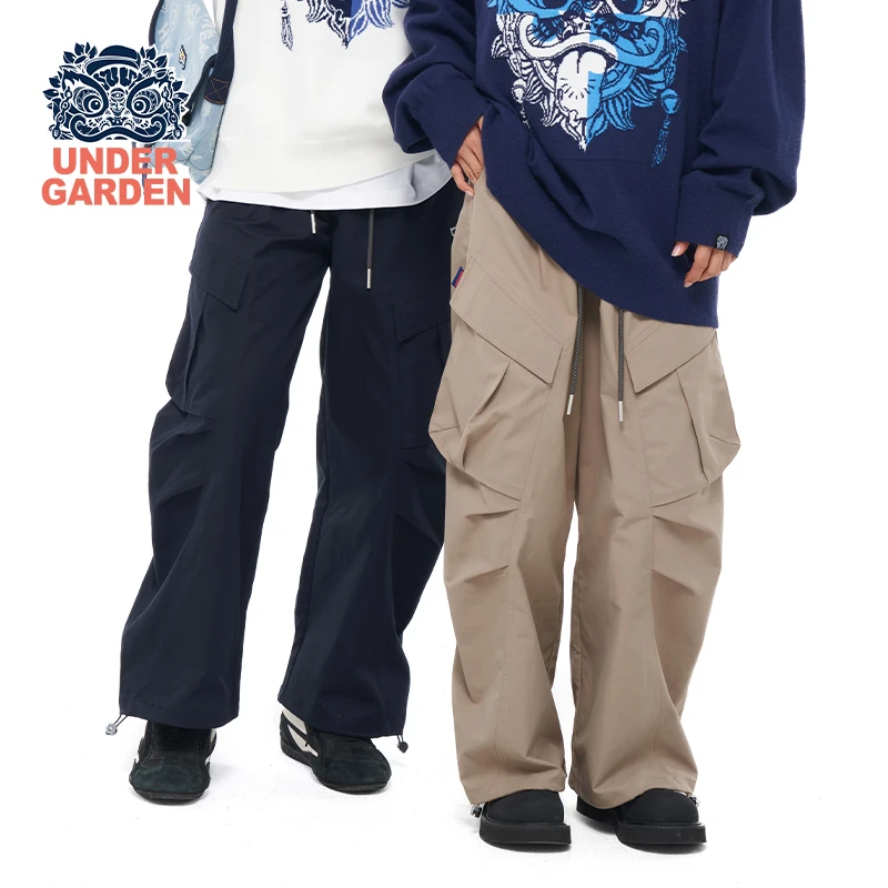 HEAx i.t: UNDERGARDEN联名款国潮醒狮男女同款工装宽松休闲长裤