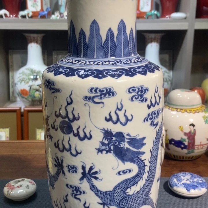 杯子冬**雪景德镇陶瓷青花