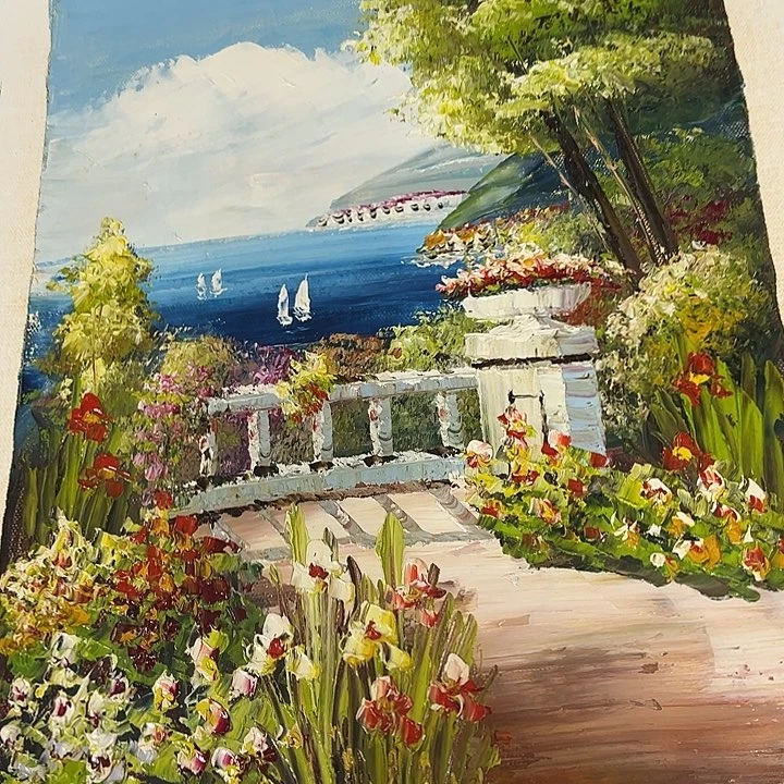 油画恭喜嘻嘻仔仔细细