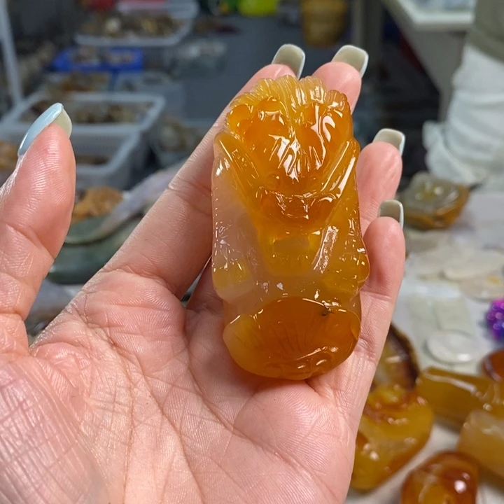 玛瑙/玉髓吊坠(不含链)未镶嵌