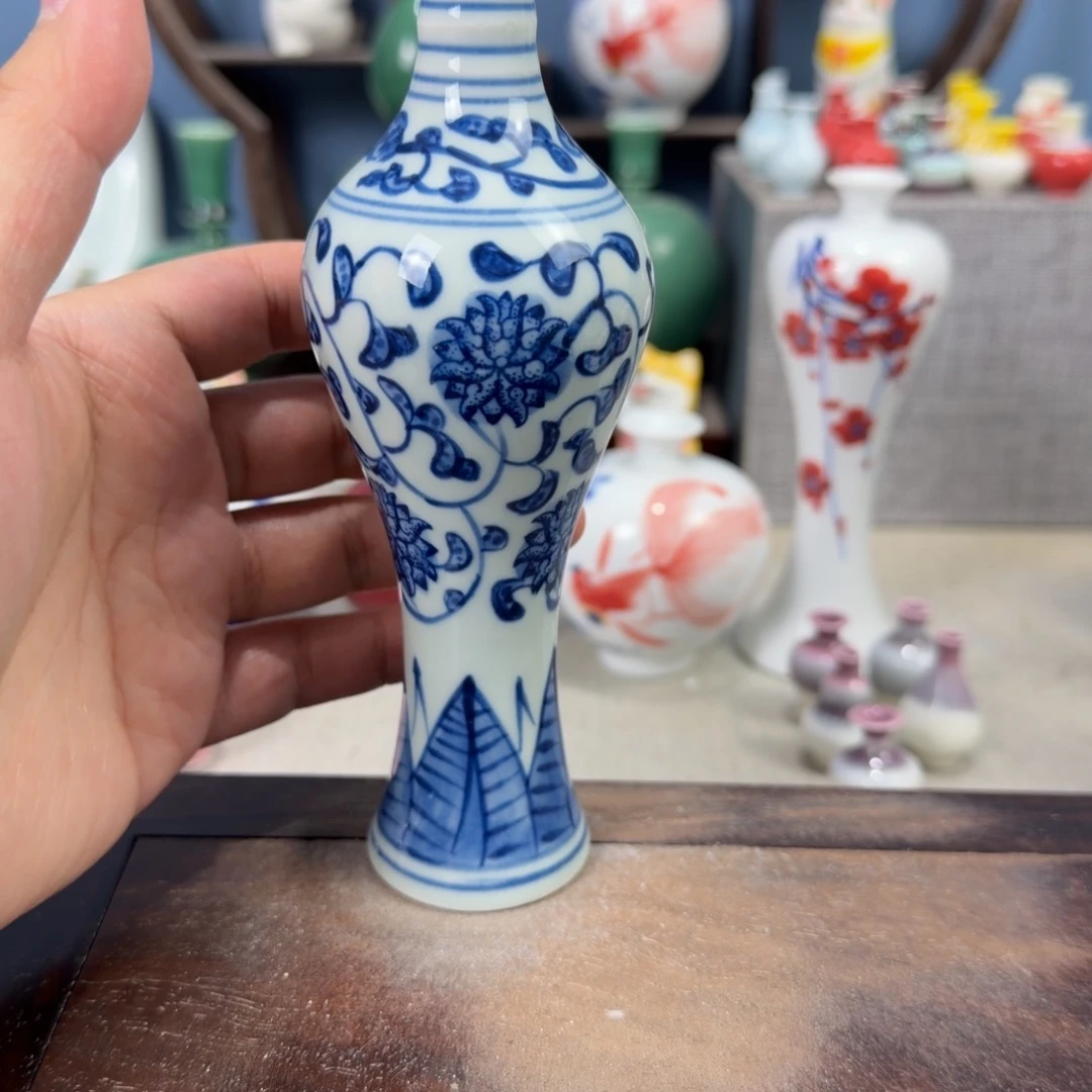 陶瓷手工小花器摆件