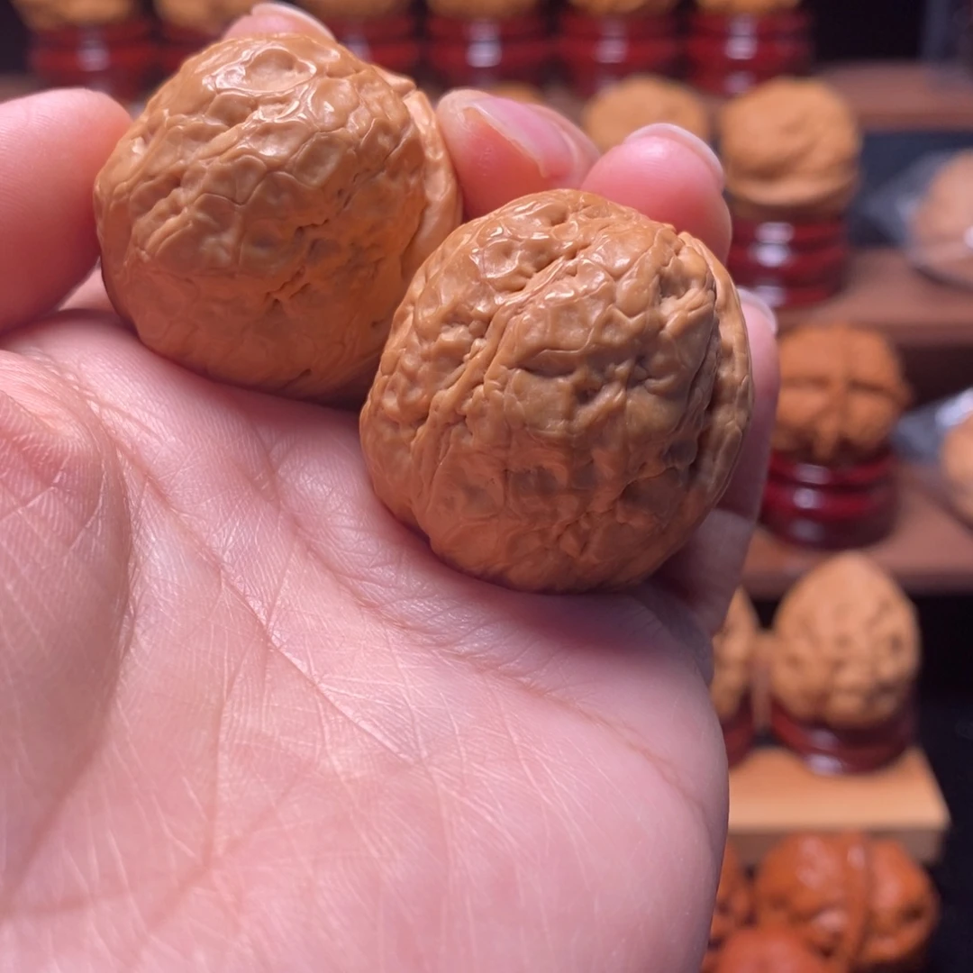 把件文玩核桃麒麟元宝40尺