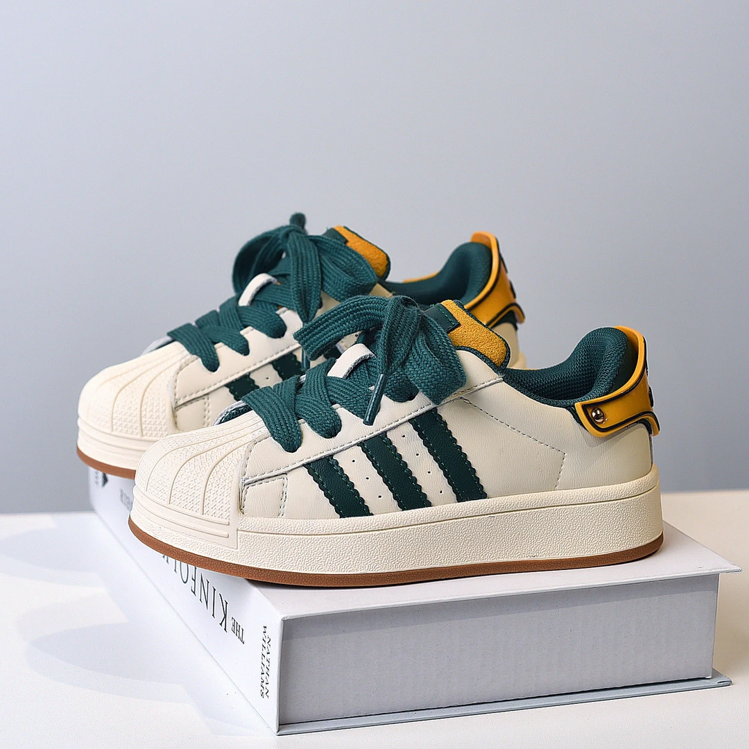 巴拉童鞋秋季热卖软底贝壳头儿童运动鞋子时尚女童男童板鞋百搭