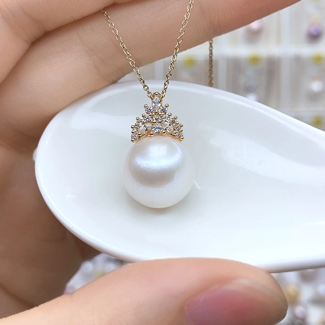 淡水珍珠合金颈饰