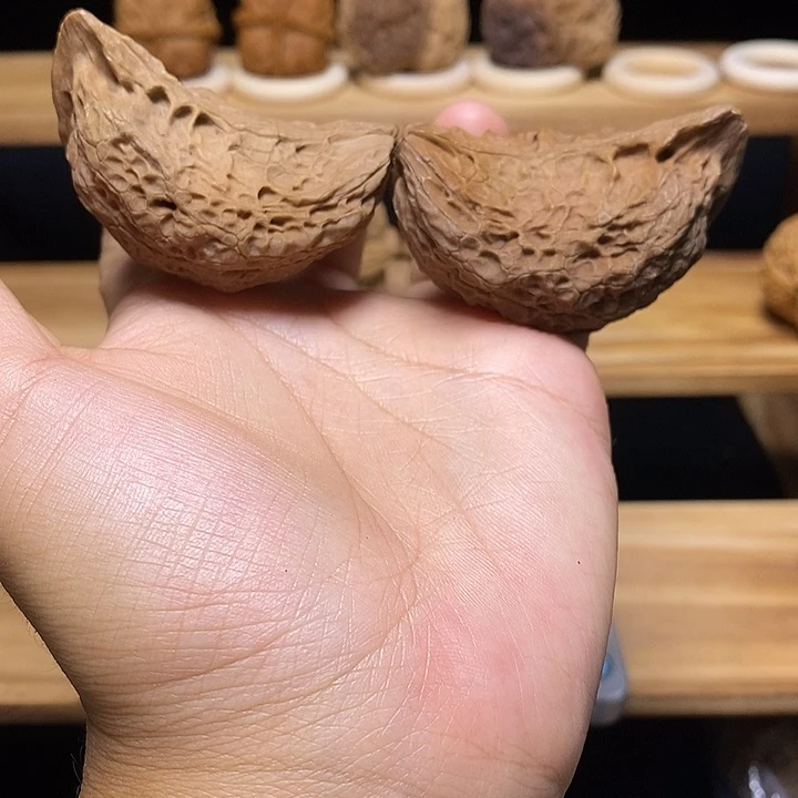 吊坠文玩核桃一叶孤舟41